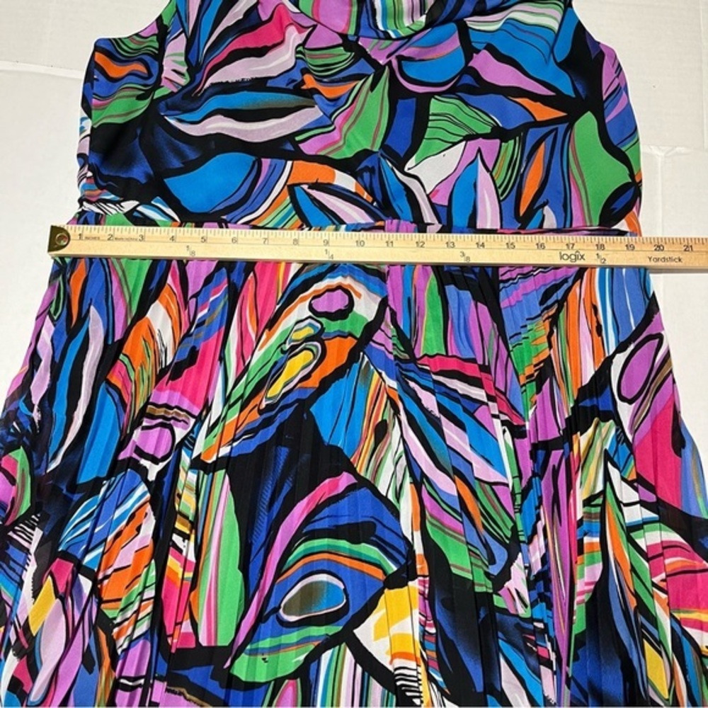 Harve Benard Signature Sleeveless Multi-color Dress Size 18 - Picture 9 of 10